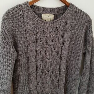 ruby moon chunky loose Cable Knit Sweater
